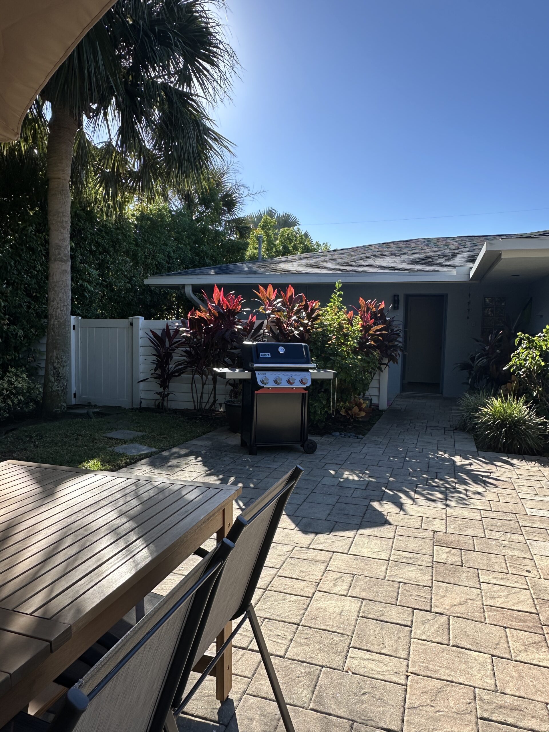 Patio with grill