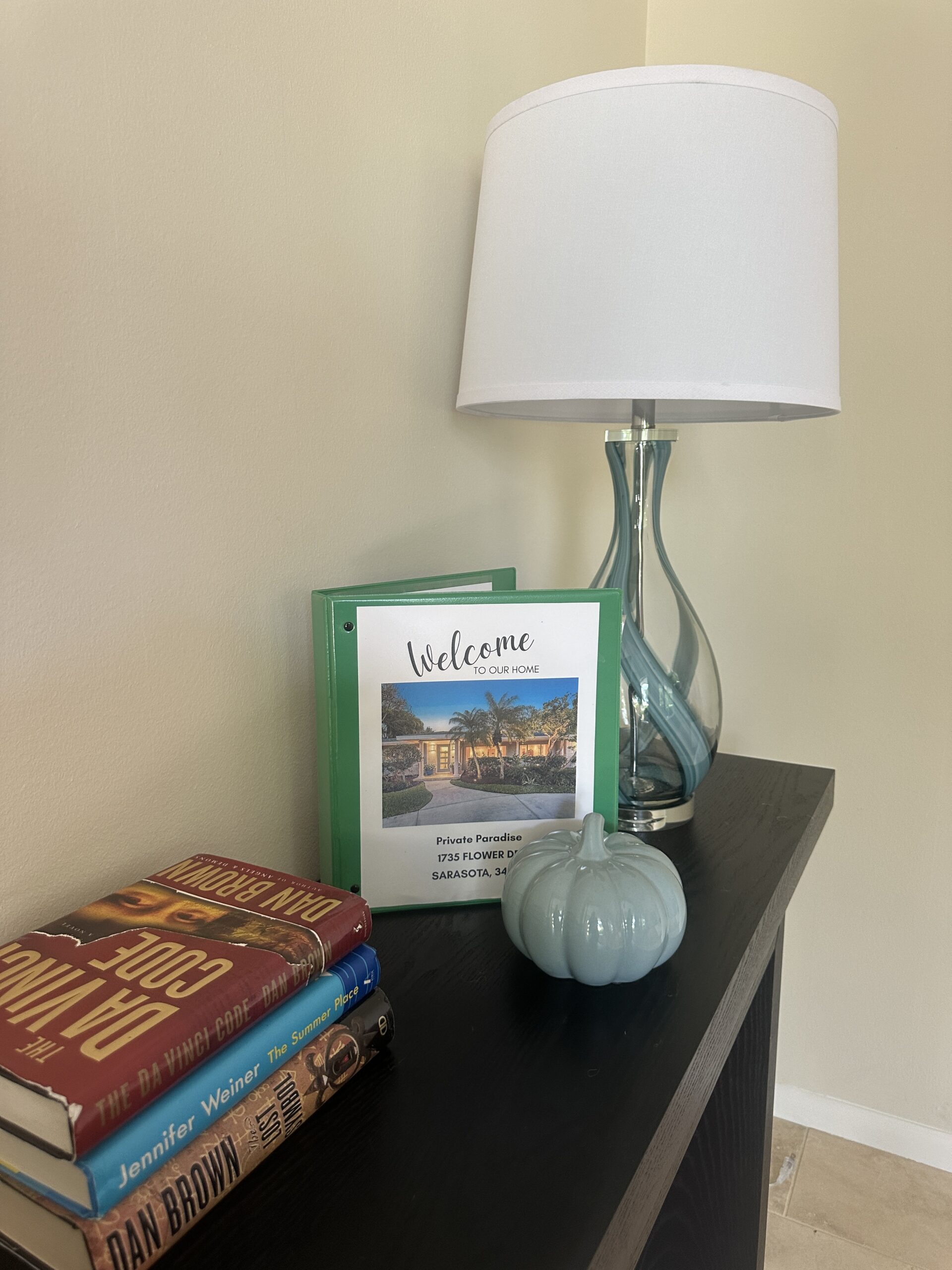 Welcome book